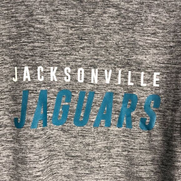 NFL MSX by Michael Strahan Heathered Gray Jaguars Performance Long Sleeve Tee - Picture 2 of 7